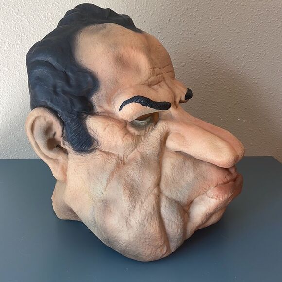 ILLUSIVE CONCEPTS 1996 Vintage Richard Nixon Rubber Mask - Picture 3 of 8